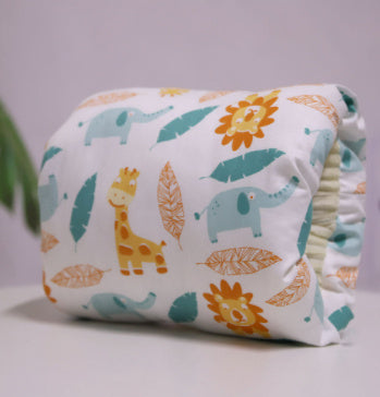 Coussin d’allaitement ajustable en coton – soutien du bras pour bébé et parent