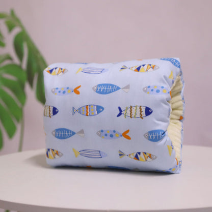 Coussin d’allaitement ajustable en coton – soutien du bras pour bébé et parent