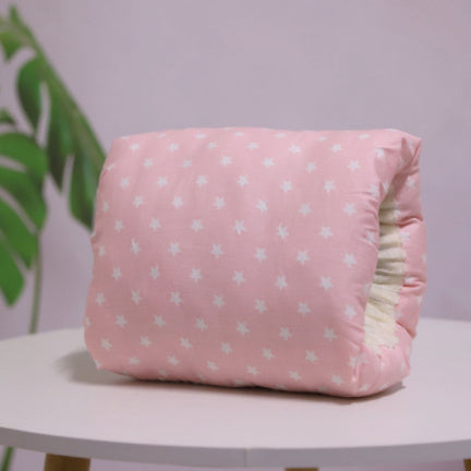 Coussin d’allaitement ajustable en coton – soutien du bras pour bébé et parent